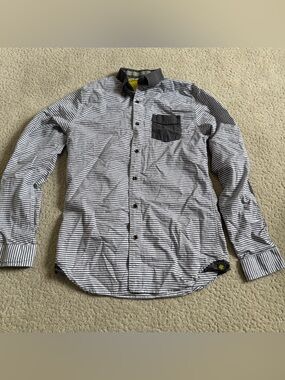 Descendant of Thieves Dres Ladro Button Shirt Stripe Medium Limited Edition 310